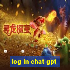 log in chat gpt